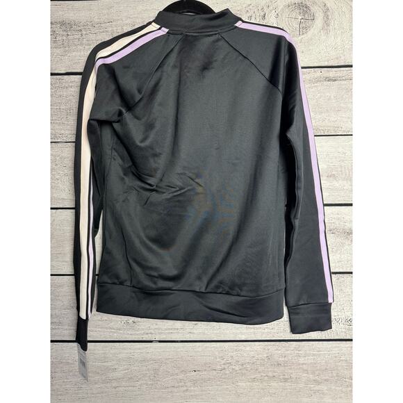 NWT Ladies Umbro Black Violet Striped Track Jacket - Small - Picture 2 of 2